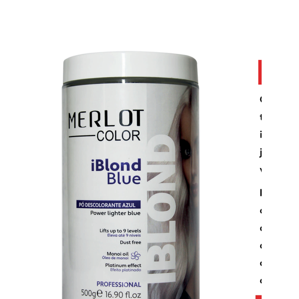 Merlot Color IBlond Azul 500g